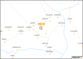 map of Meir