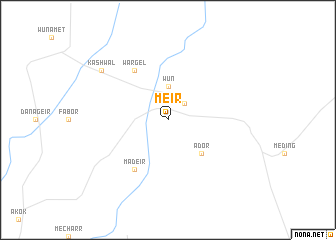 map of Meir