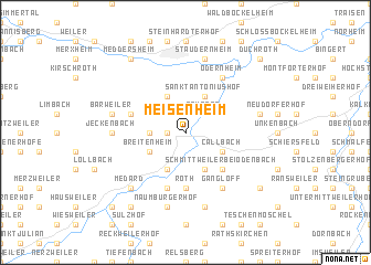 map of Meisenheim