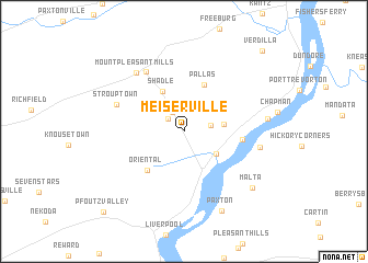 map of Meiserville