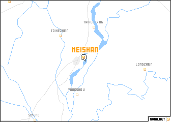 map of Meishan