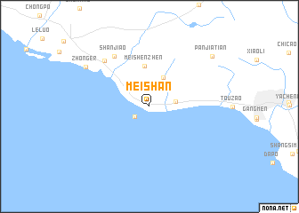 map of Meishan