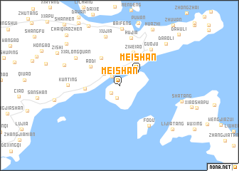 map of Meishan