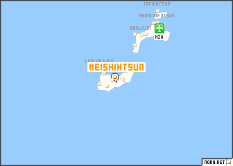 map of Mei-shih-ts\