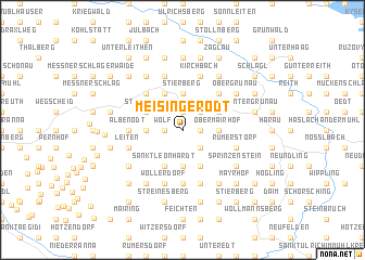 map of Meisingerödt