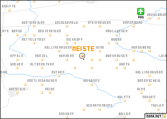 map of Meiste