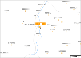 map of Meitan