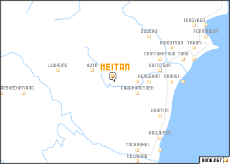 map of Mei-t\