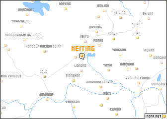 map of Meiting