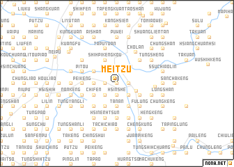 map of Mei-tzu