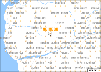 map of Meixedo