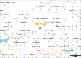 map of Meixide