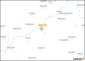 map of Meixi