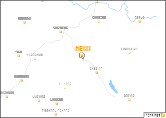 map of Meixi