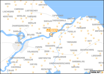 map of Meixu