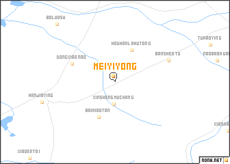 map of Meiyiyong