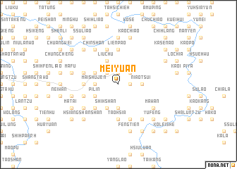 map of Mei-yüan