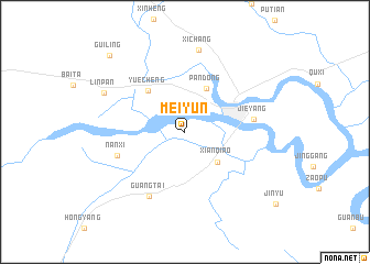 map of Meiyun