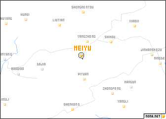 map of Meiyu