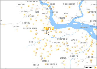 map of Meiyu