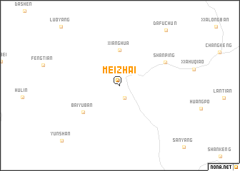 map of Meizhai