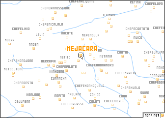 map of Mejacara