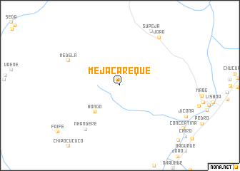 map of Mejacareque
