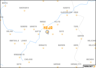 map of Meja