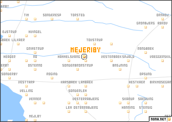 map of Mejeriby
