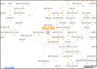 map of Mejías