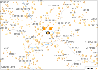 map of Mejići