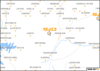 map of Méjico