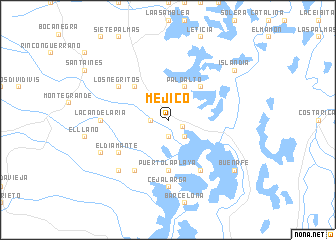 map of Méjico