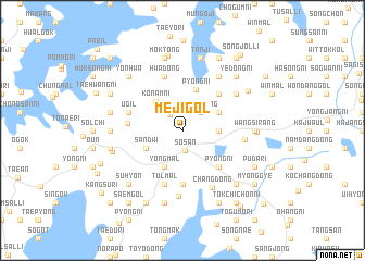 map of Meji-gol