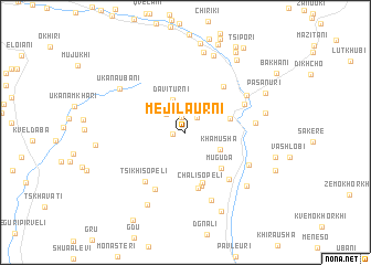 map of Mejilaurni