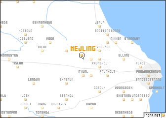 map of Mejling