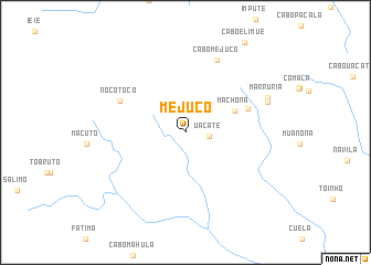 map of Mejuco