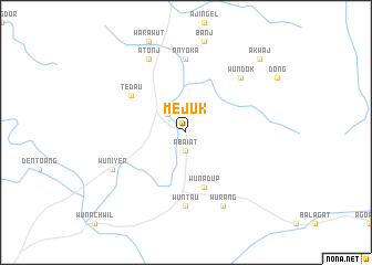 map of Mejuk