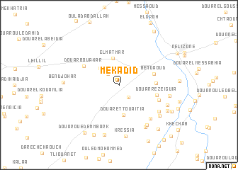 map of Mekadid