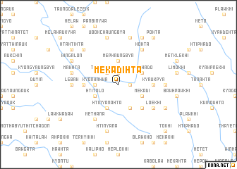 map of Mekadihta