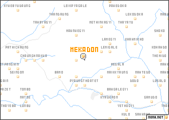 map of Mekadon