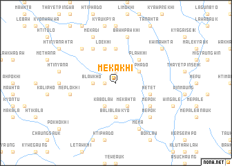 map of Mekakhi