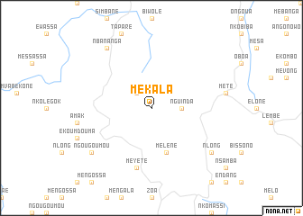 map of Mekala
