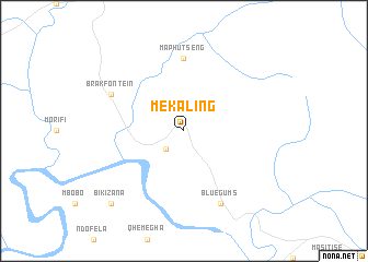 map of Mekaling