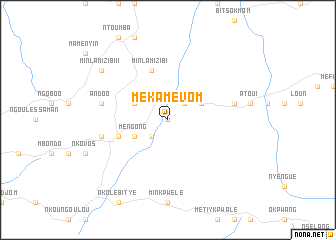 map of Mékamévom