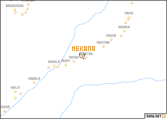 map of Mékana