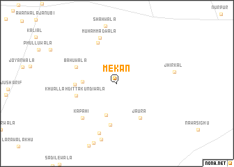 map of Mekān