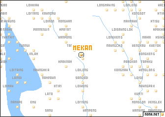 map of Mèkan