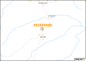 map of Mékapambo