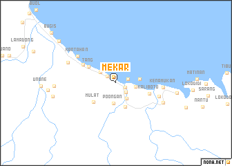 map of Mekar